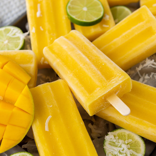 Coconut Mango Popsicles 