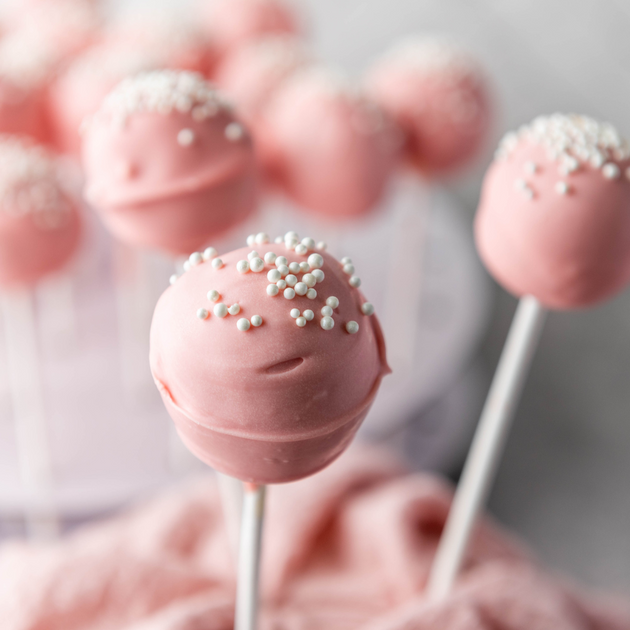 Pink Cake Pops