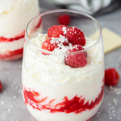 White Chocolate Raspberry Mousse