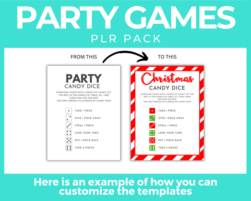 PLR Party Games Pack