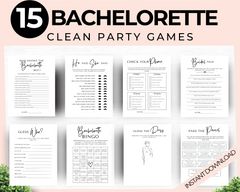 15 Clean Bachelorette Party Games Printable