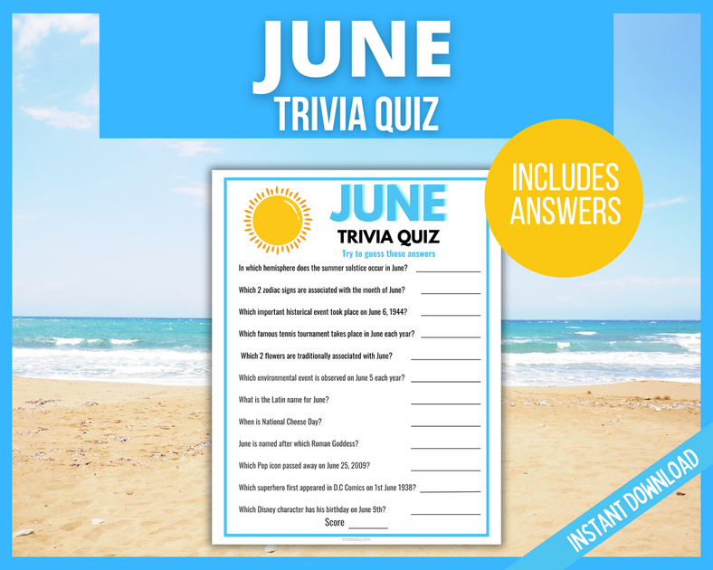 June Trivia Game LittleHaloJ June trivia game littlehaloj