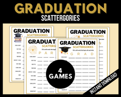 Graduation Scattergories Game