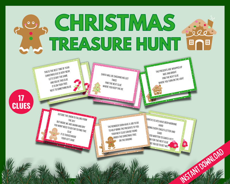 Gingerbread Christmas Treasure Hunt