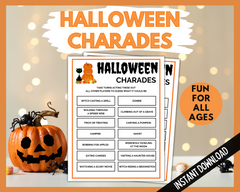 Halloween Charades printable game