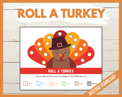 Roll a Turkey Game