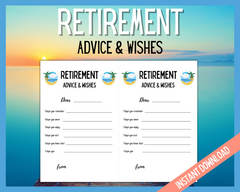 Retirement advice and wishes