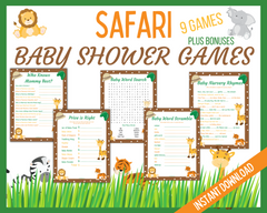 Jungle Theme Baby Shower Games