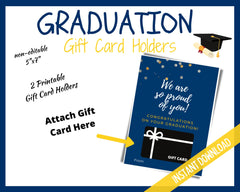 Graduation gift card holders