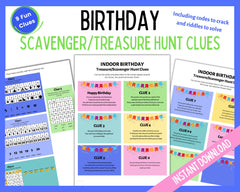 Treasure Hunt with Riddles and Codes to Crack