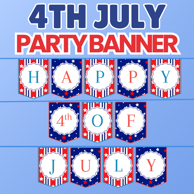 4th July Party Banner