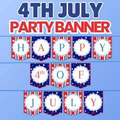4th July Party Banner