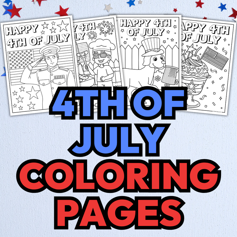 4th of July Coloring Pages