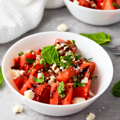 Watermelon Feta Salad with Balsamic Glaze