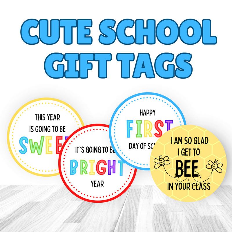 Back to School Gift Tags