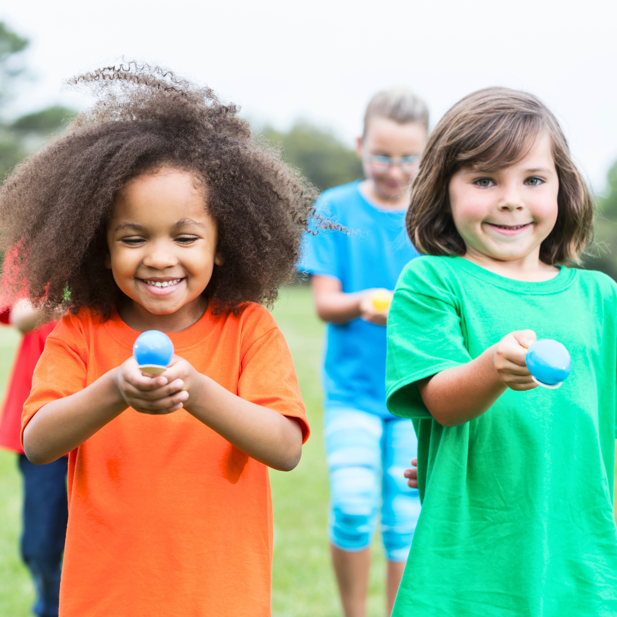 Egg Race Game | LittleHaloJ