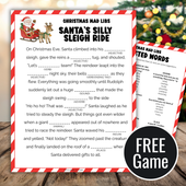 Christmas Mad Libs Game