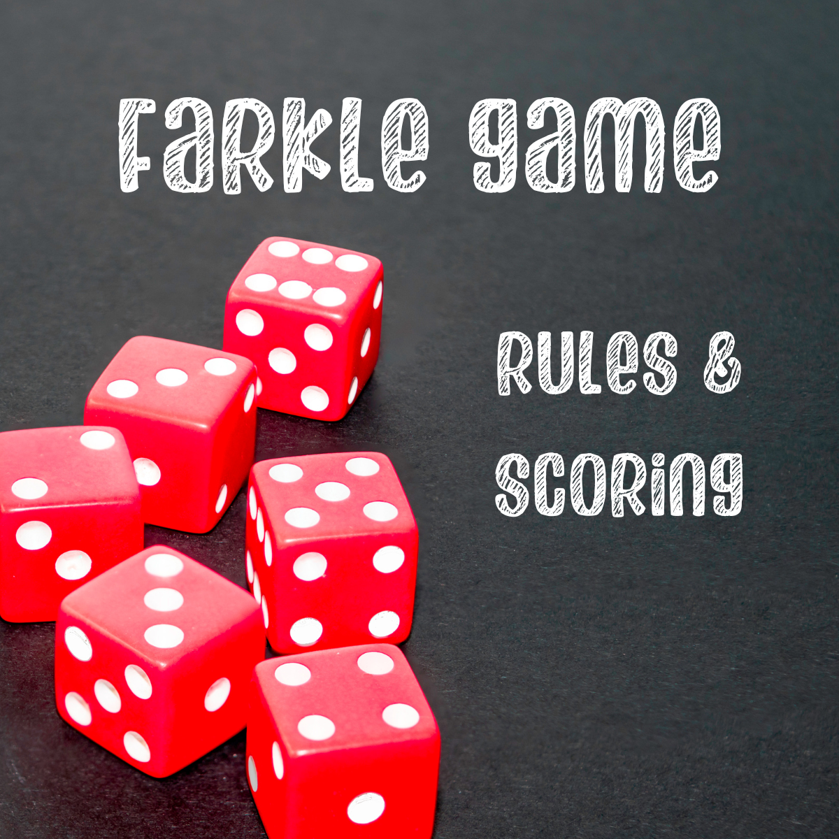 Farkle Dice Game Rules and Scoring | LittleHaloJ