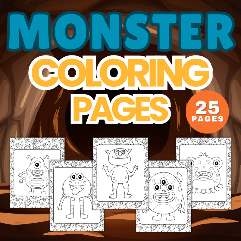Monster Coloring Pages