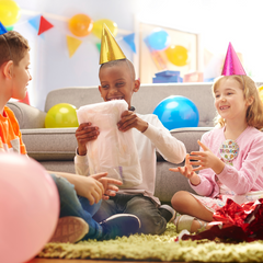 Kids playing pass the parcel 