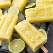 Pineapple Coconut Lime Popsicles