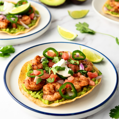 Shrimp Tostadas