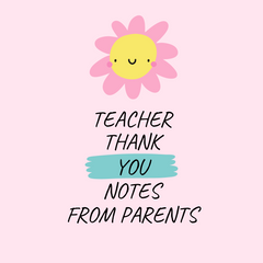 Teacher Thank You Notes From Parents | LittleHaloJ