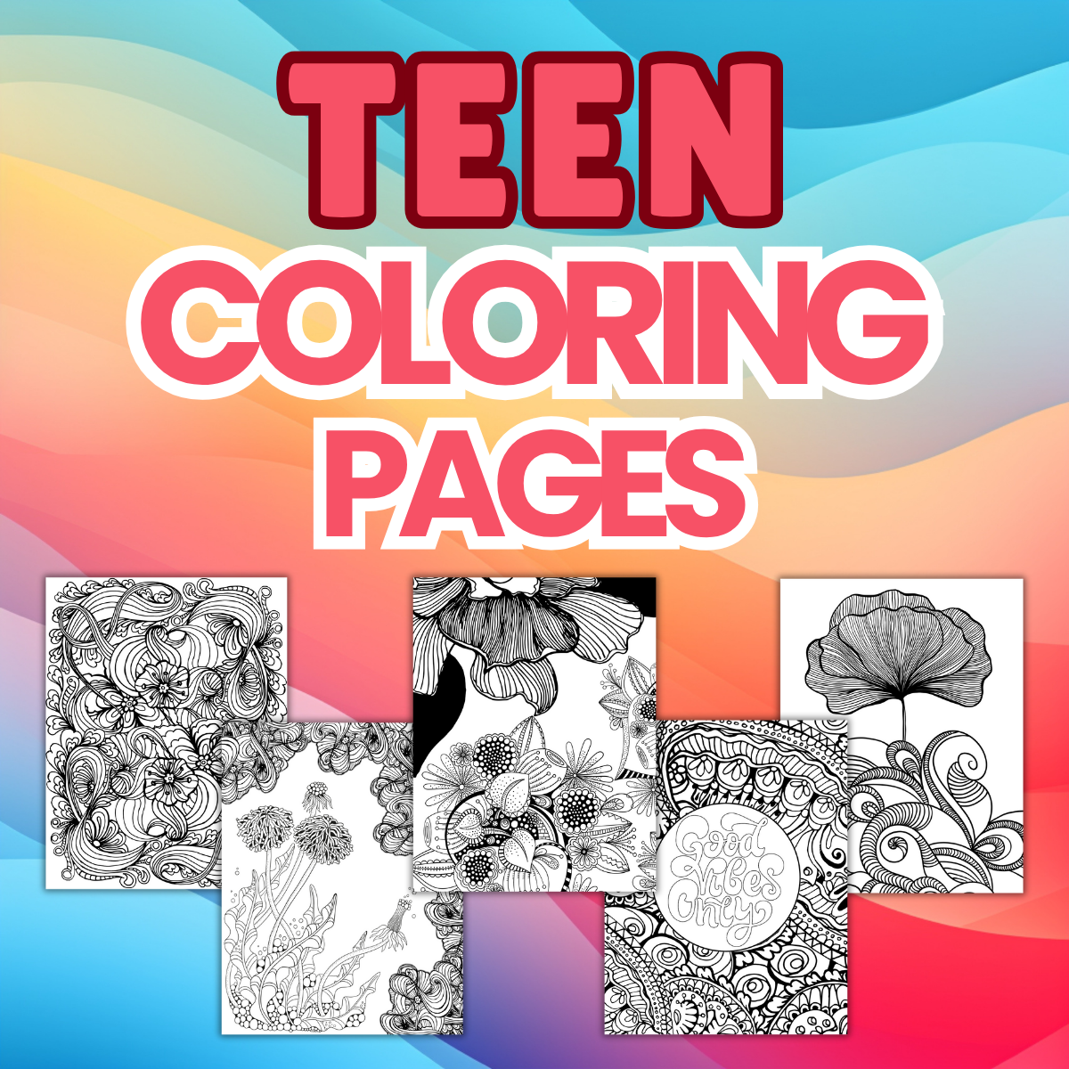 Teen Coloring Pages | LittleHaloJ