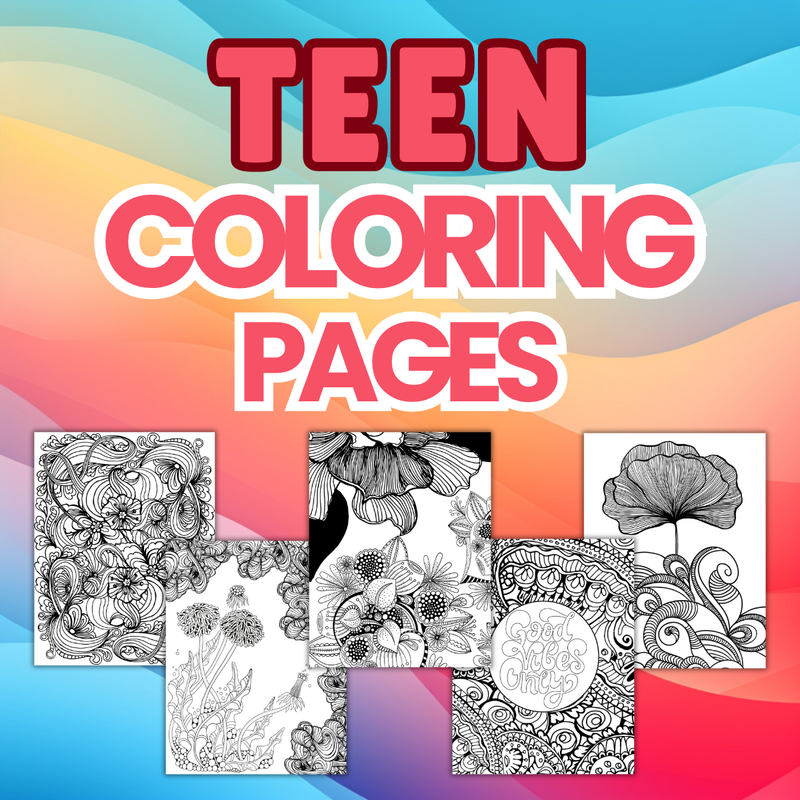Teen Coloring Pages