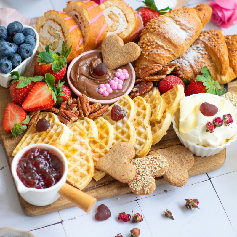 Valentine's Day Breakfast Board