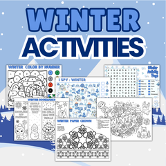 Kids Winter Printable Activities