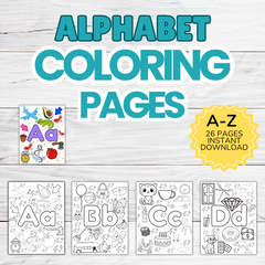 Free Alphabet Coloring Pages