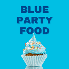 Blue Party Food