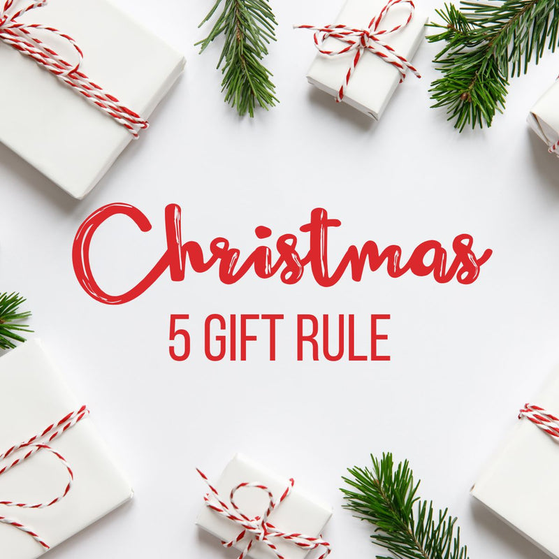 The 5 Gift Rule for Christmas