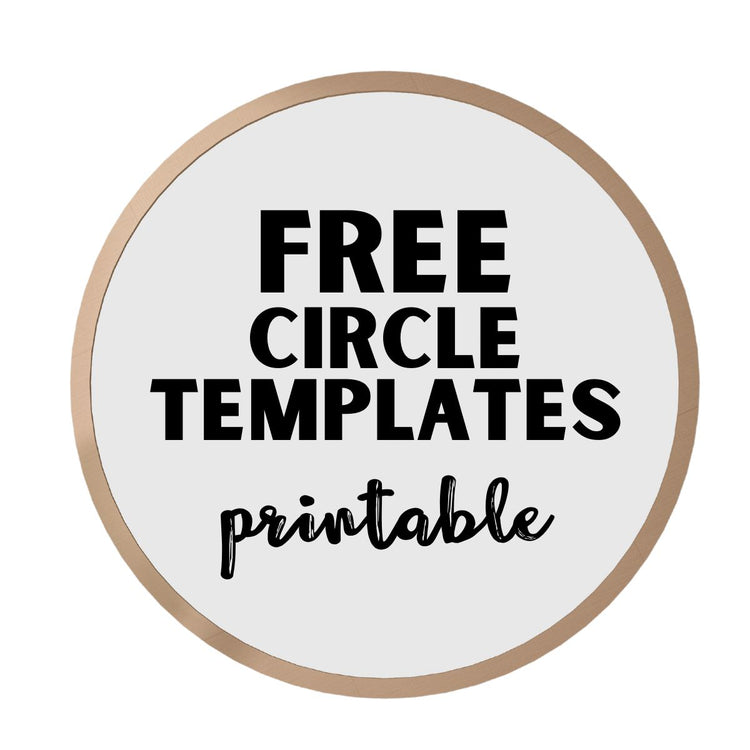 Free Printable Circle Templates Littlehaloj 5431