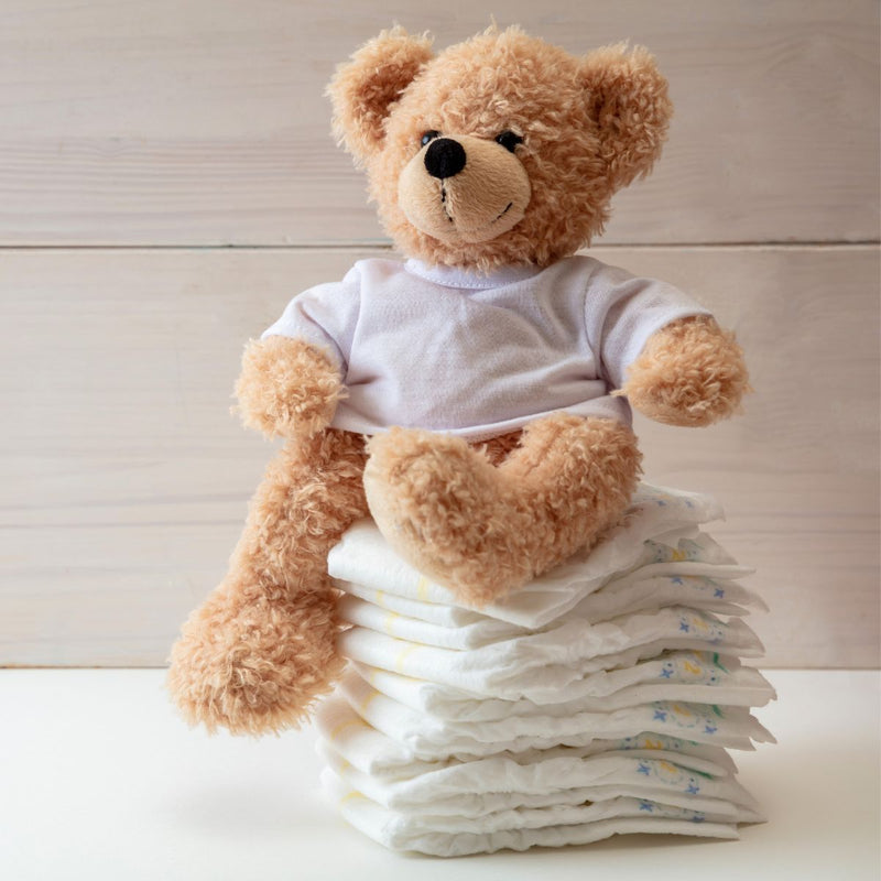 Teddy Bear and diapers