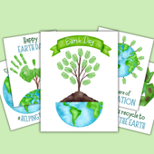 Earth Day Handprint Art