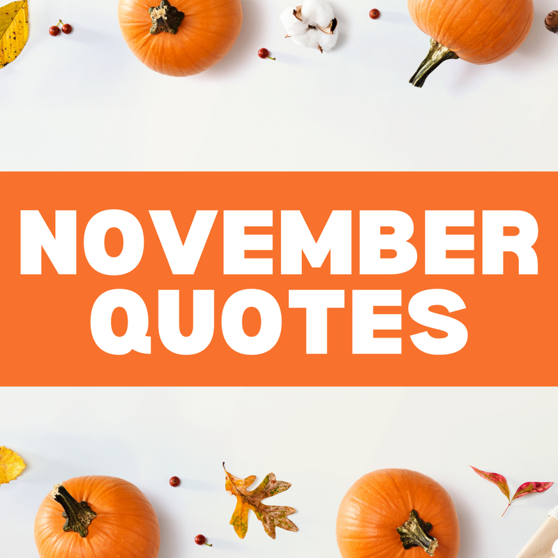 November Quotes
