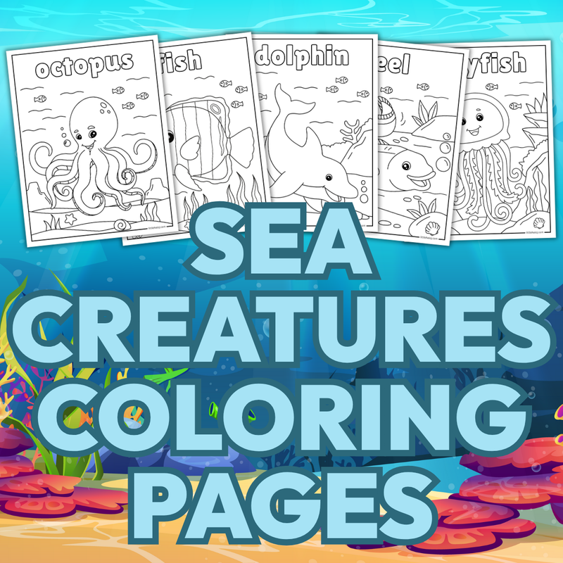 Sea Creatures Coloring Pages