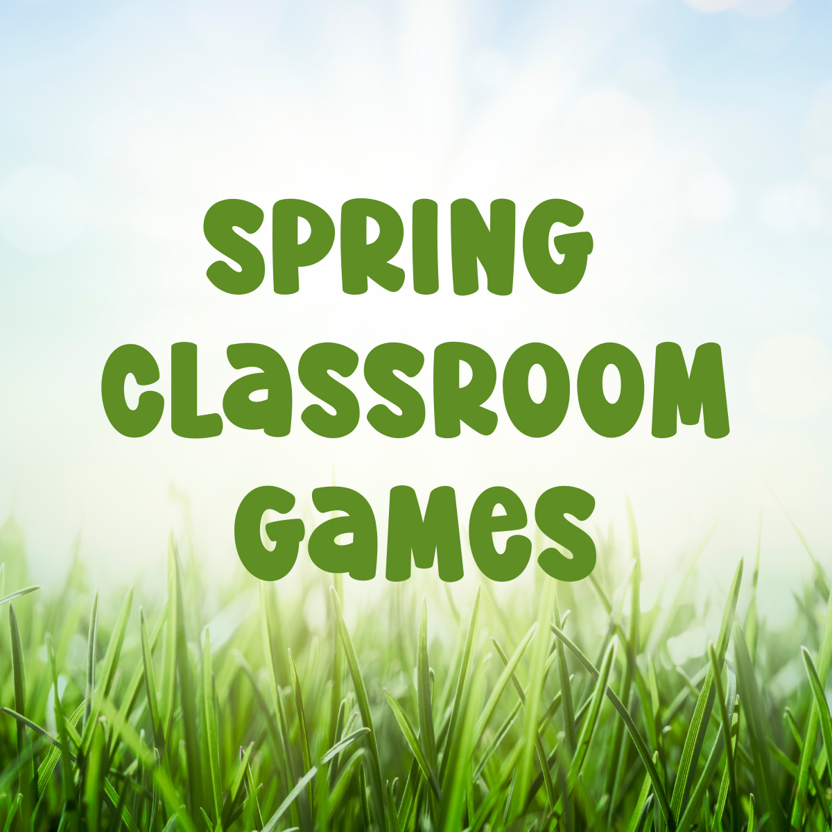 Spring Classroom Party Games | LittleHaloJ
