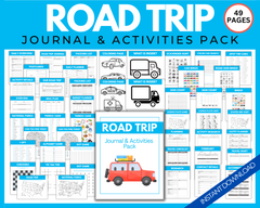 Road Trip Games, Activities and planning printable