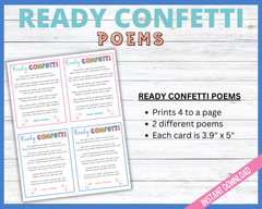 Ready Confetti Poems