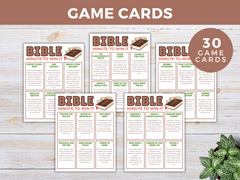 Bible Minute To Win It Game