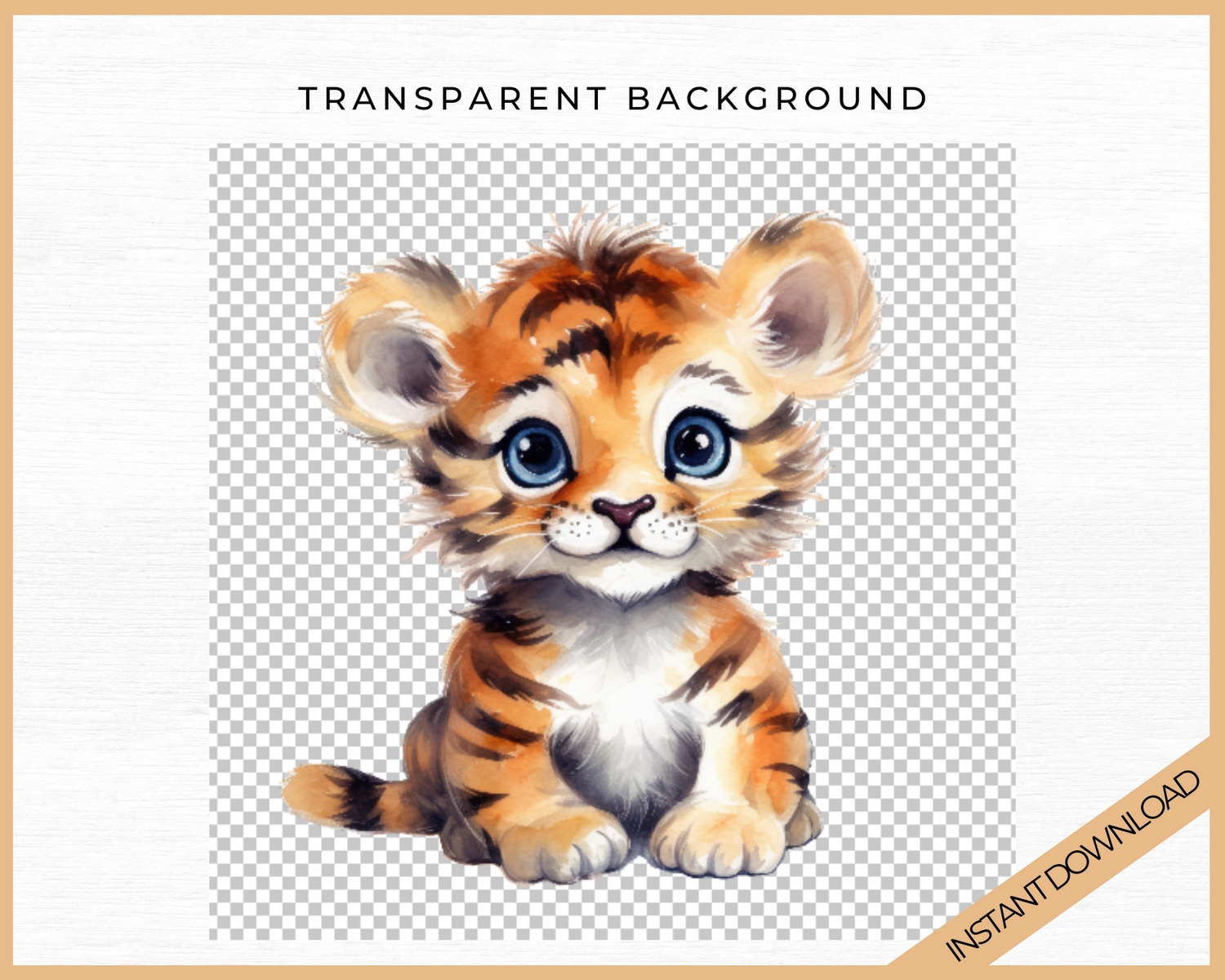 Baby Tiger Transparent PNG