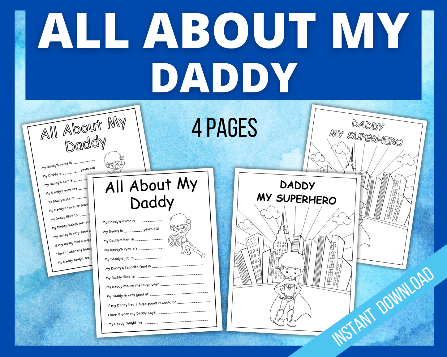 All about my daddy pages