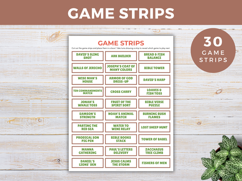 Bible Minute To Win It Game