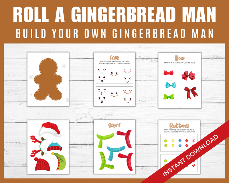 Build a Gingerbread Man game