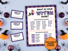 What is your Witch name game