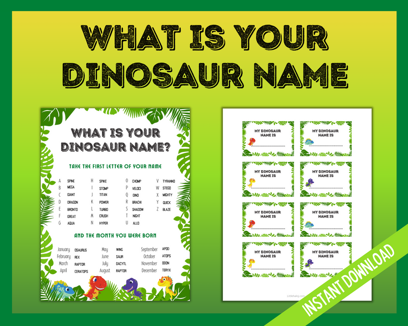 What is your Dinosaur Name