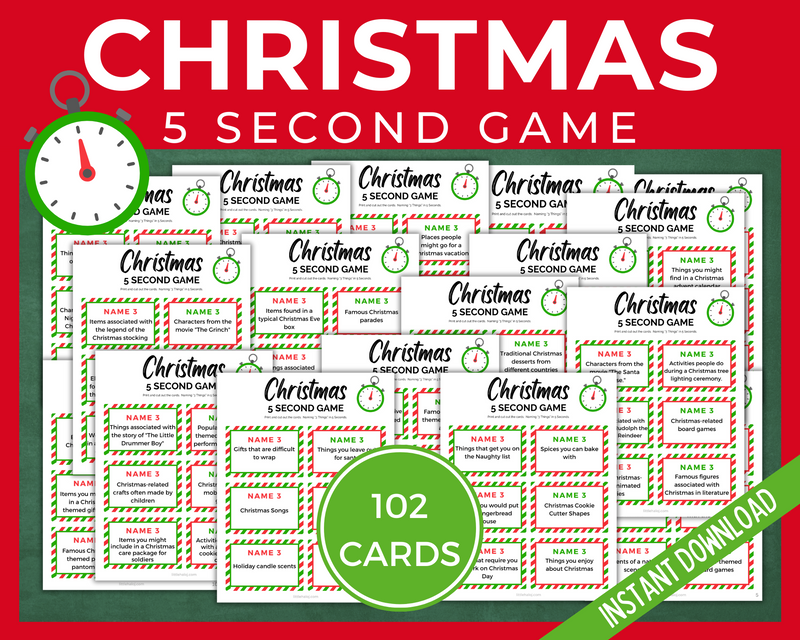 Christmas 5 Second Game